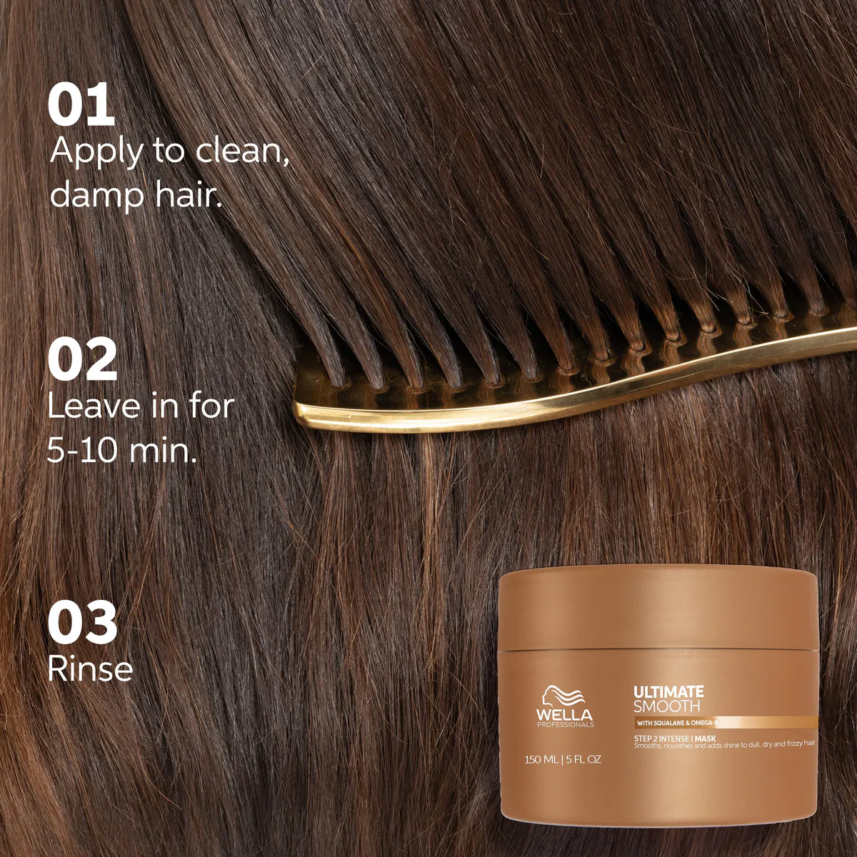 Wella Professionals Ultimate Smooth Mask 150ml, view 5