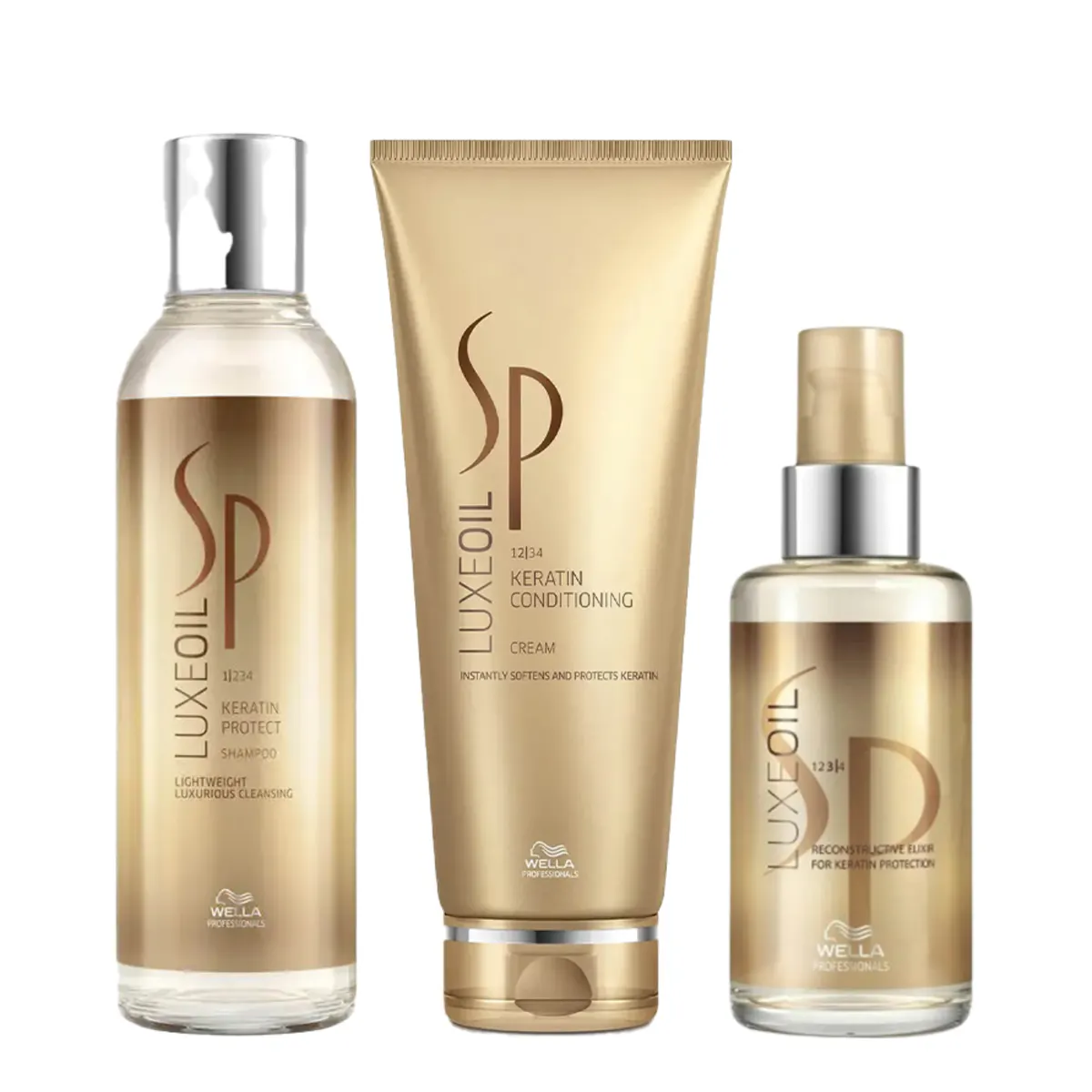 Wella SP System Professional LuxeOil Trio w/Reconstructive Elixir 100ml