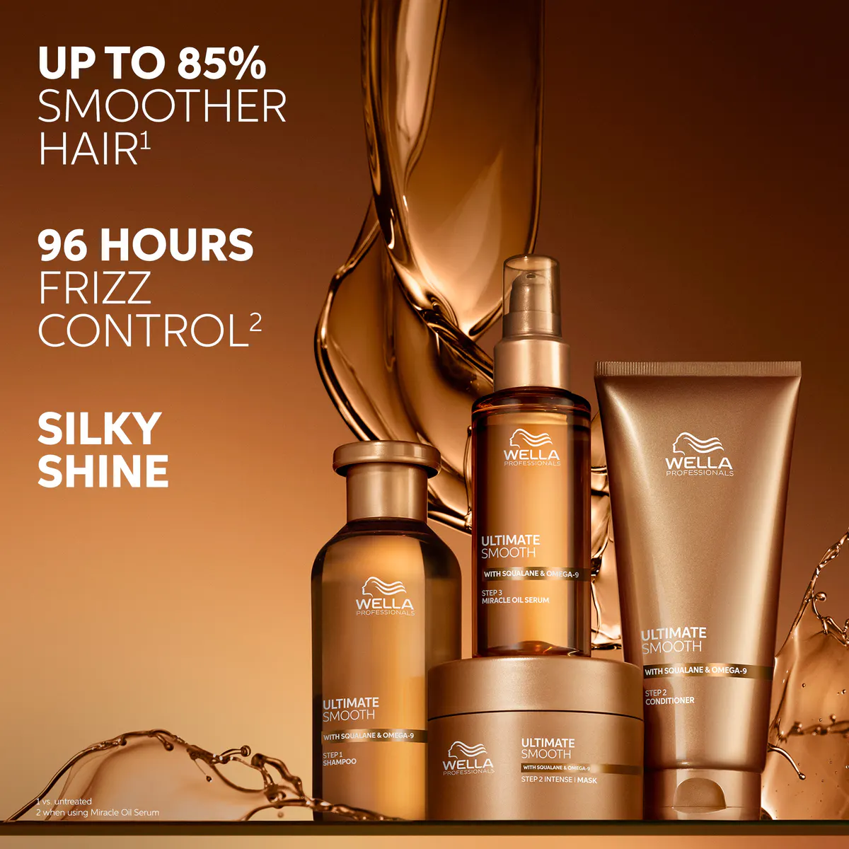 Wella Ultimate Smooth Big Bottle Trio with Mask Bundle, view 6