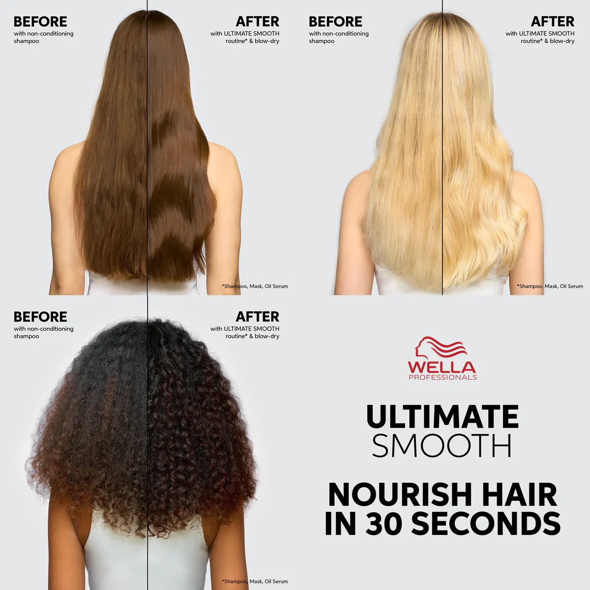 Wella Ultimate Smooth Quad with Serum Bundle, view 2