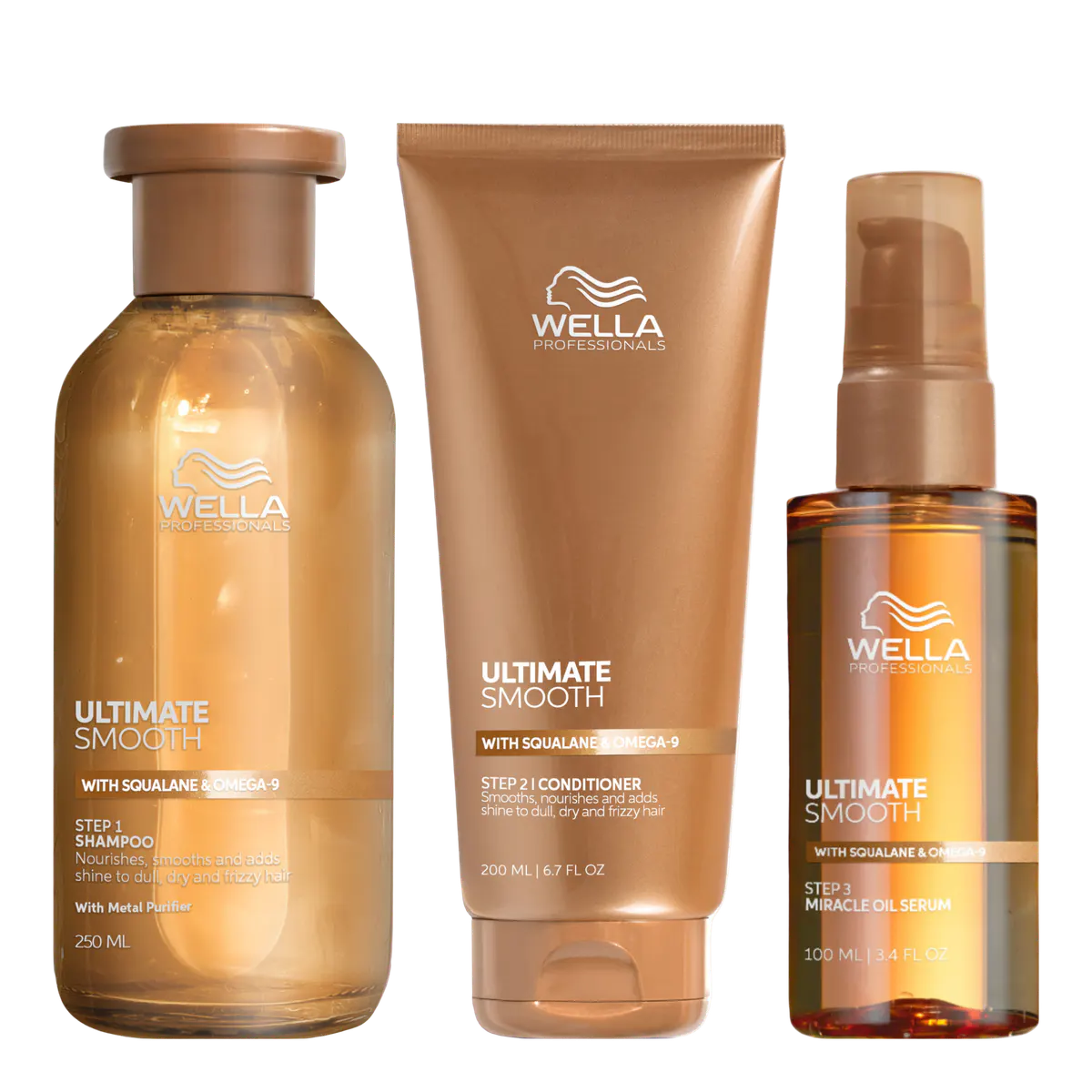 Wella Ultimate Smooth Trio with Serum Bundle