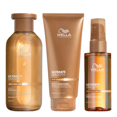 Wella Ultimate Smooth Trio with Serum Bundle