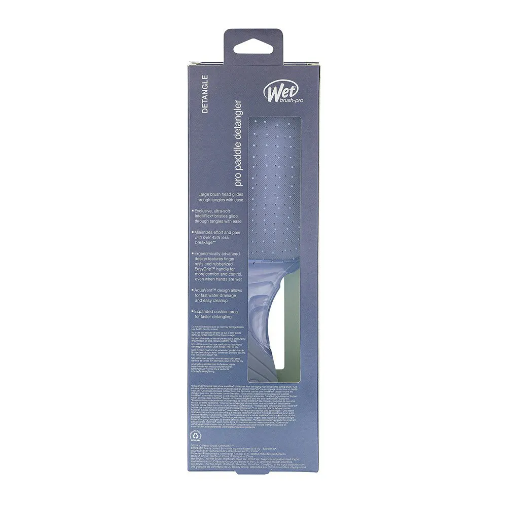 Wet Brush Pro Hydro Tie Dye Paddle Detangler Blue, view 4