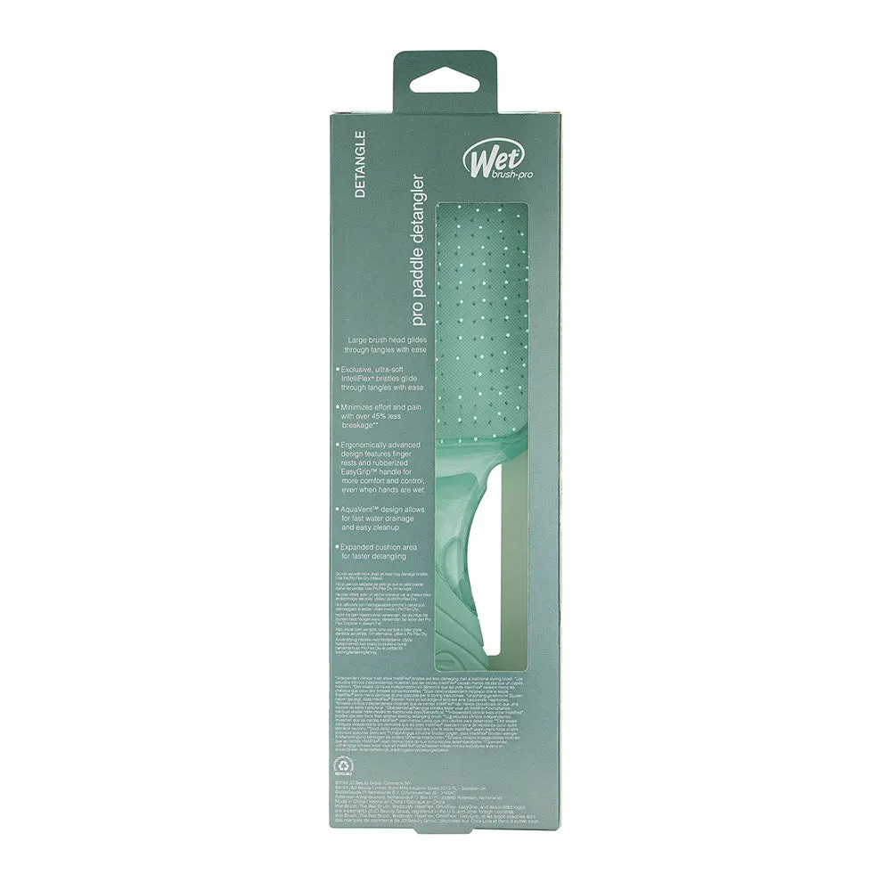 Wet Brush Pro Hydro Tie Dye Paddle Detangler Teal, view 4