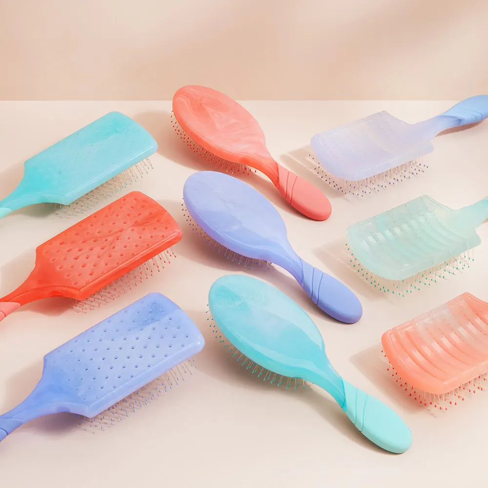 Wet Brush Pro Hydro Tie Dye Paddle Detangler Teal, view 5