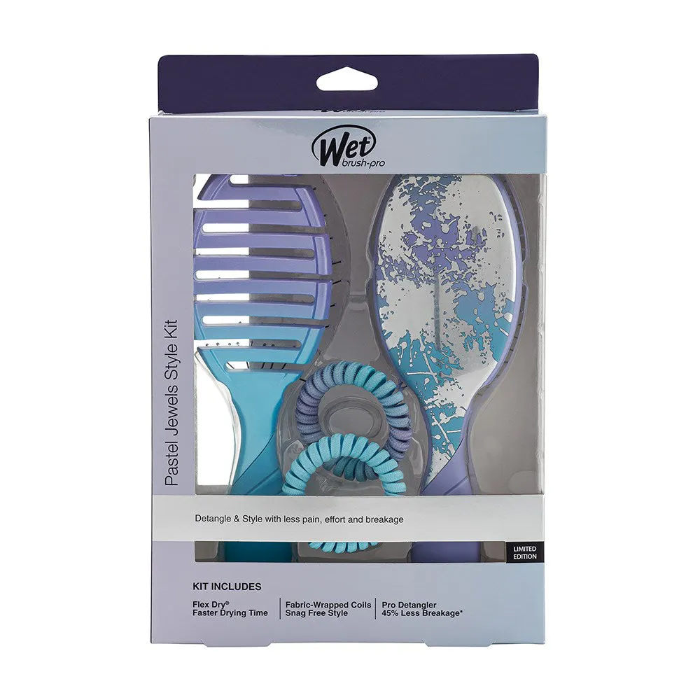 Wet Brush Pro Pastel Jewel Detangling Kit, view 2