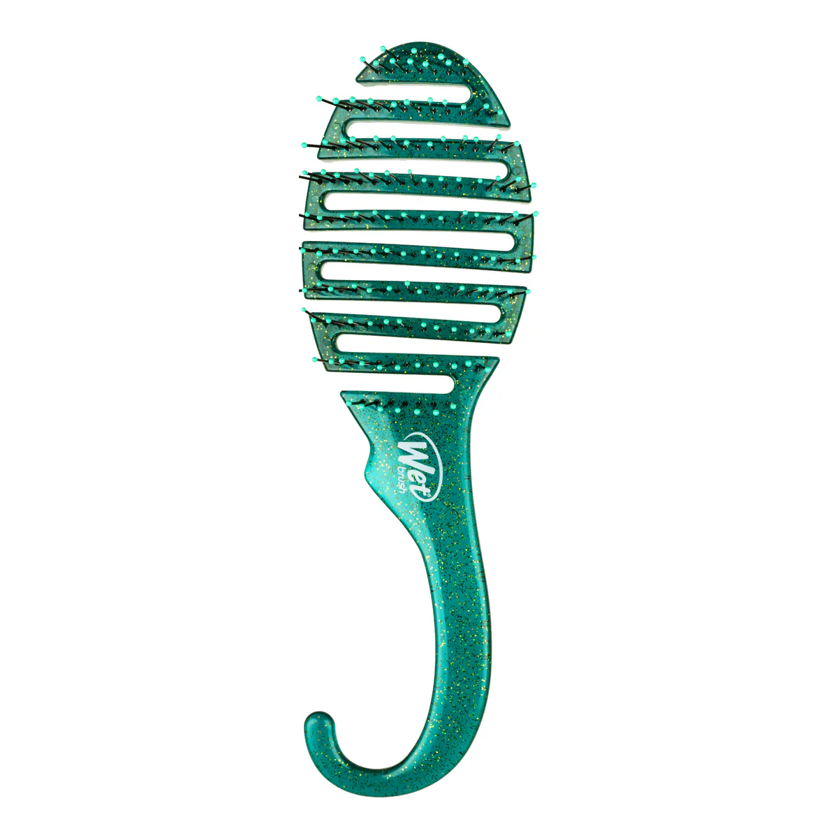 Wet Brush Shower Flex - Green Glitter