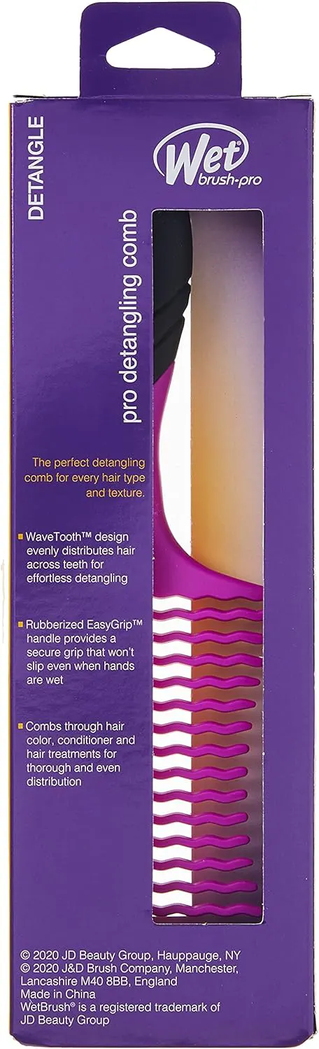Wet Brush Pro Basin Comb Detangler Purple, view 4
