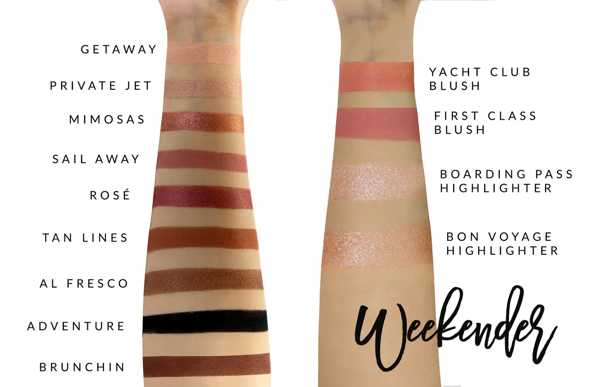 Youngblood Weekender Face Palette, view 4